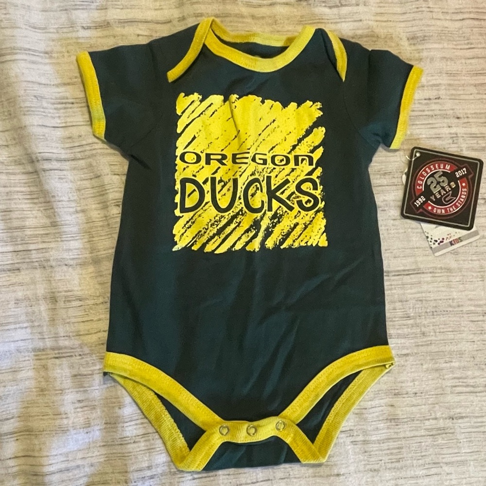 Oregon ducks onesie